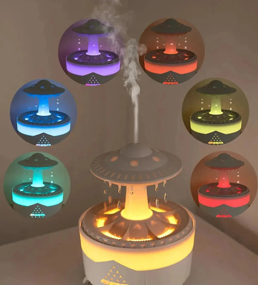 Ufo Air Humidifier Ultrasonic Aromatherapy Diffusers Mist Maker Fragrance Essential Oil Aroma Difusor Remote Control